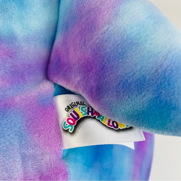SOLD Squishmallow Hallie The Narwhal 12” Pink & Blue Tie Dye 2021 Retired NWT - Picture 5 of 10